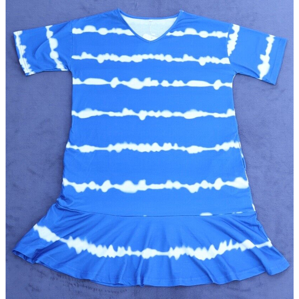 Alaster Queen Casual T Shirt Dress With Pockets Size Small